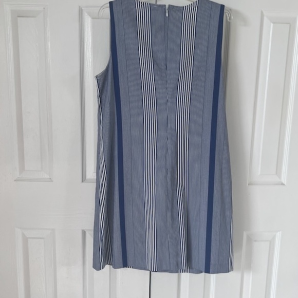 Tommy Hilfiger Blue and White Striped Dress 14 - Picture 5 of 6